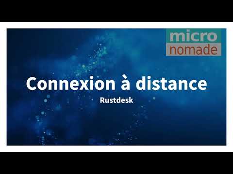 Connexion à distance : Rustdesk